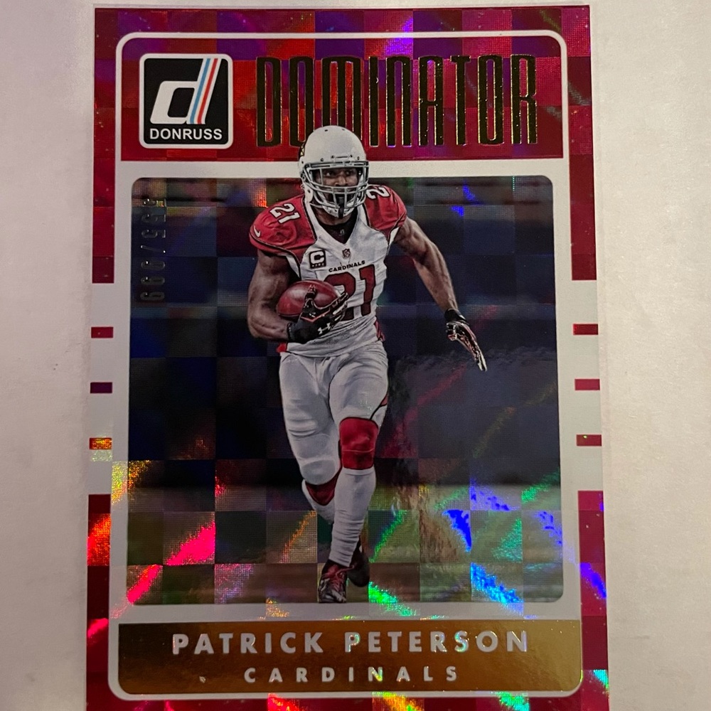 Patrick Peterson Donruss Dominators /999 2016